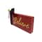 7" Red & Gold Believe Block with Bow Tabletop Décor by Ashland®